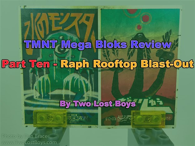 TMNT Mega Bloks Review, Part Ten - Raph Rooftop Blast-Out